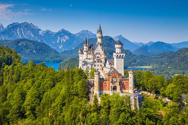 Schloss Neuschwanstein Duitsland Slot Neuschwanstein Duitsland
